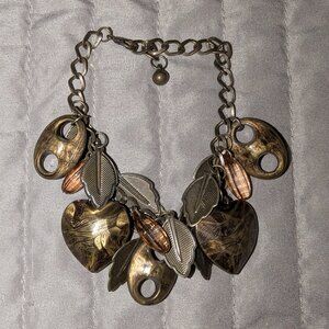 $2 with Bundle ~ Mixed Metal Boho Charm Bracelet 6224